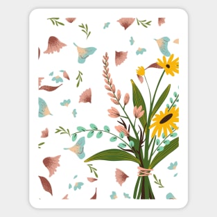 Premium look Flowers Art Sticker